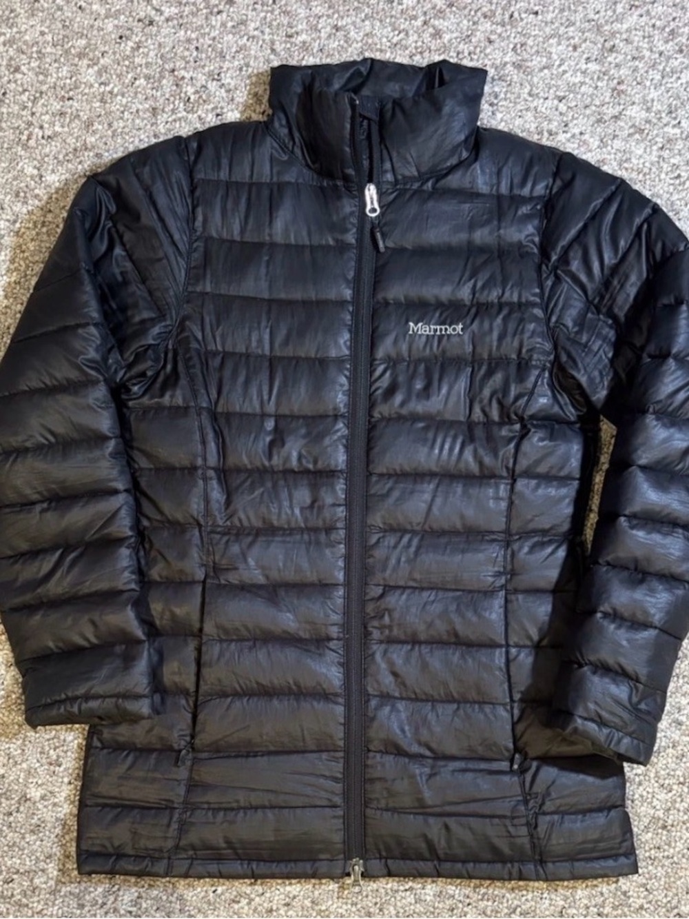 Marmot Black Puffer Jacket 800 Down Fill